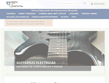 Tablet Screenshot of musicalsantutxu.com